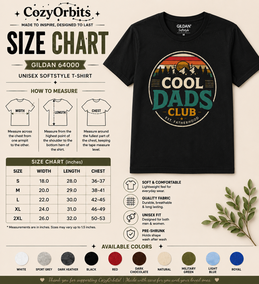 Cool Dads Club T-Shirt — Retro Mountain Dad Tee