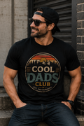 Cool Dads Club T-Shirt — Retro Mountain Dad Tee