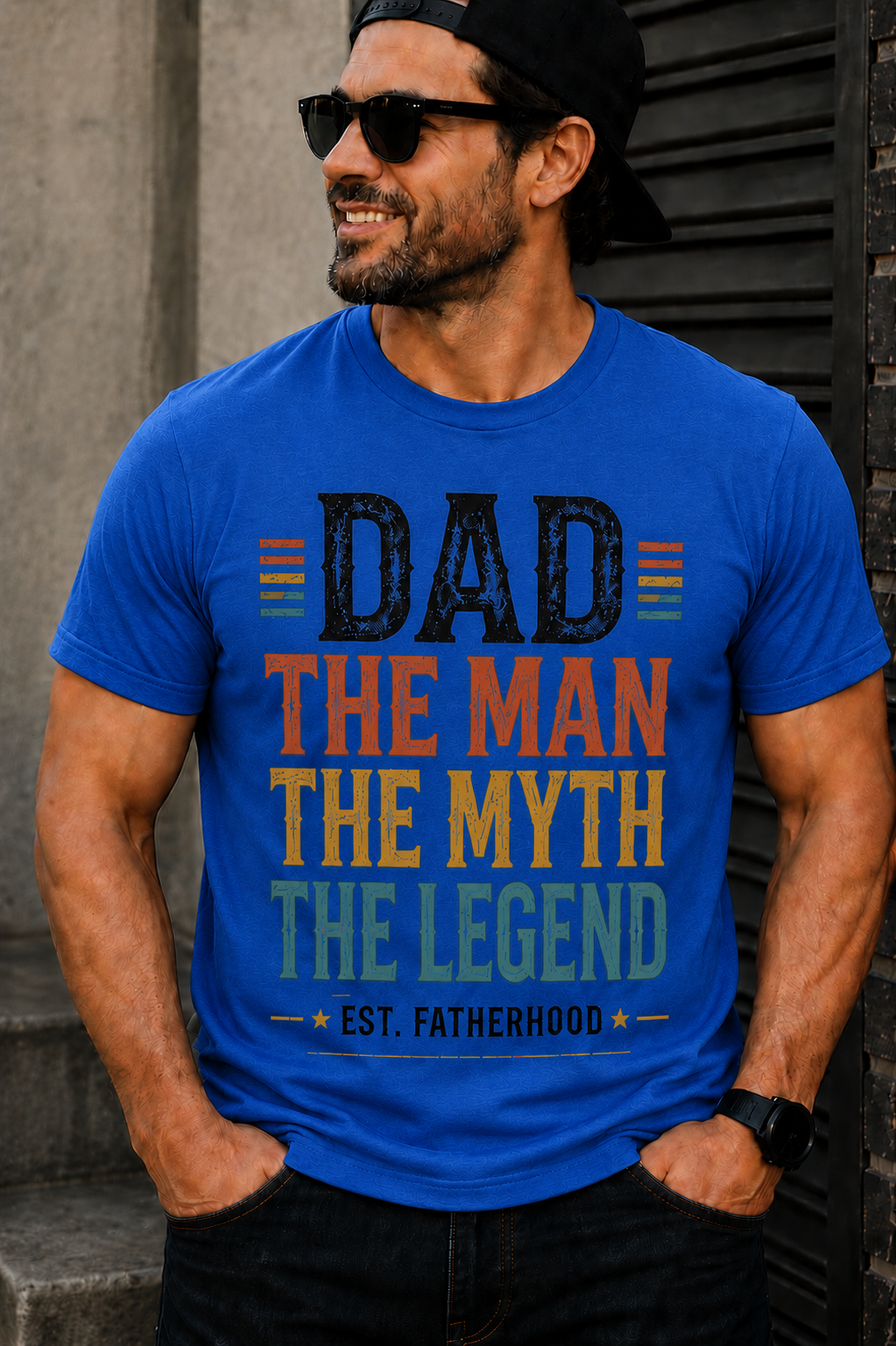 Dad The Man The Myth The Legend T-Shirt, Father's Day Gift, Vintage Dad Shirt, Funny Dad Tee, Gift for Father, Retro Dad Apparel