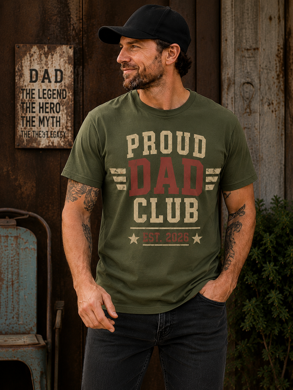 Proud Dad Club Shirt, Father’s Day Gift for Dad, Vintage Dad T-Shirt, Cool Dads Club Tee, Funny Father Gift, Retro Dad Apparel, Dad Birthday Gift