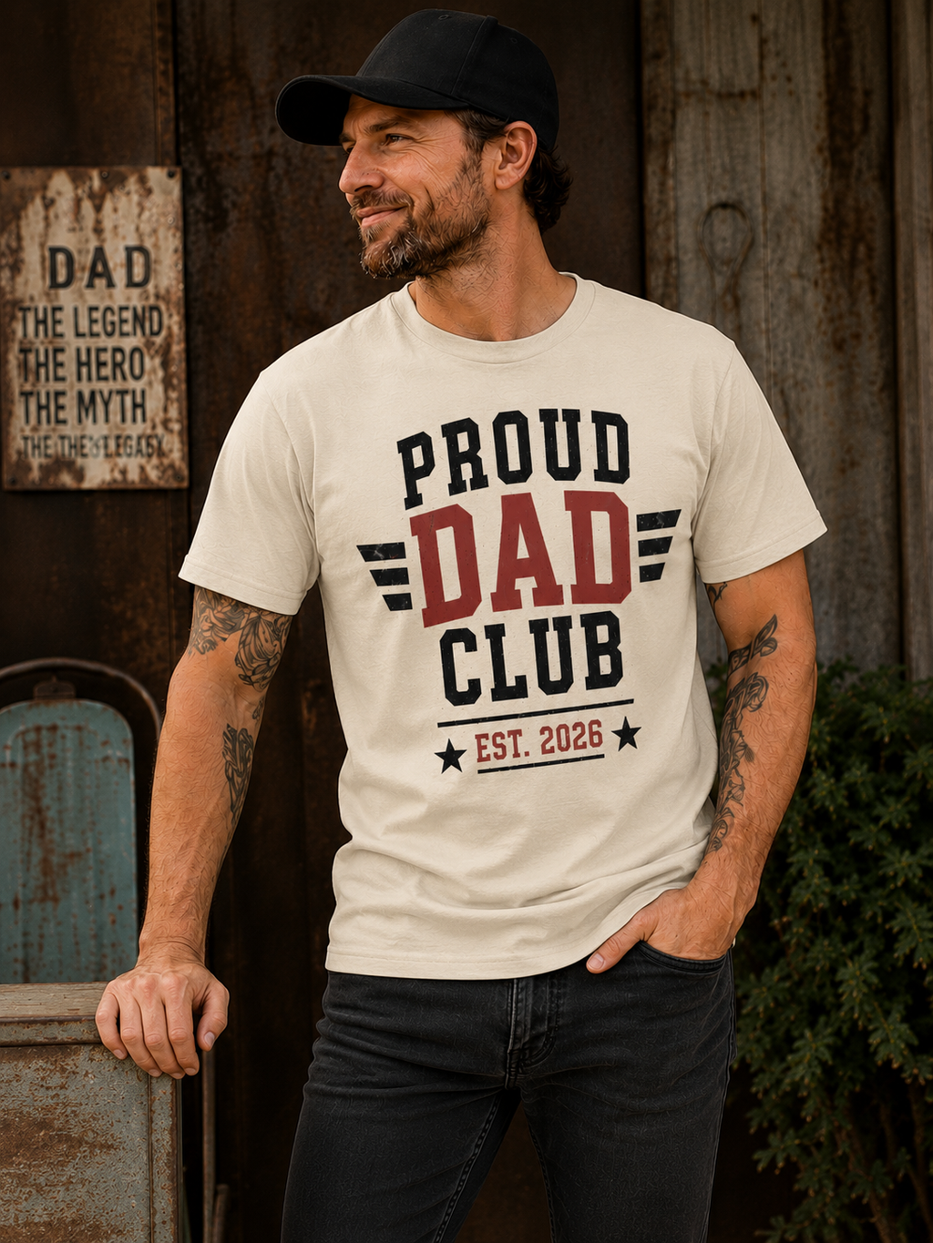 Proud Dad Club Shirt, Father’s Day Gift for Dad, Vintage Dad T-Shirt, Cool Dads Club Tee, Funny Father Gift, Retro Dad Apparel, Dad Birthday Gift