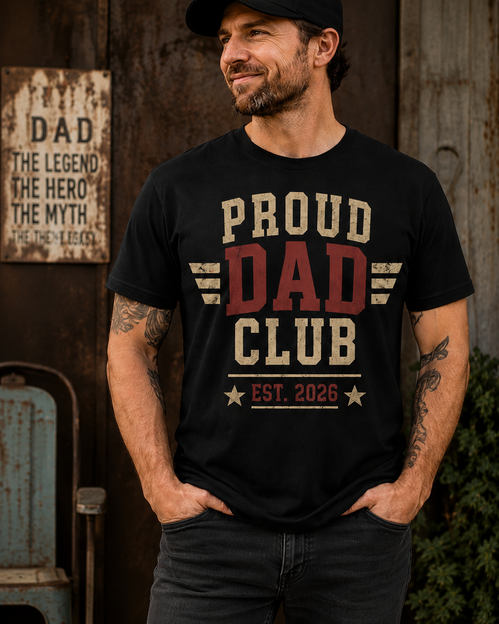 Proud Dad Club Shirt, Father’s Day Gift for Dad, Vintage Dad T-Shirt, Cool Dads Club Tee, Funny Father Gift, Retro Dad Apparel, Dad Birthday Gift