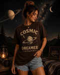 Cosmic Dreamer Vintage Space Graphic T-Shirt