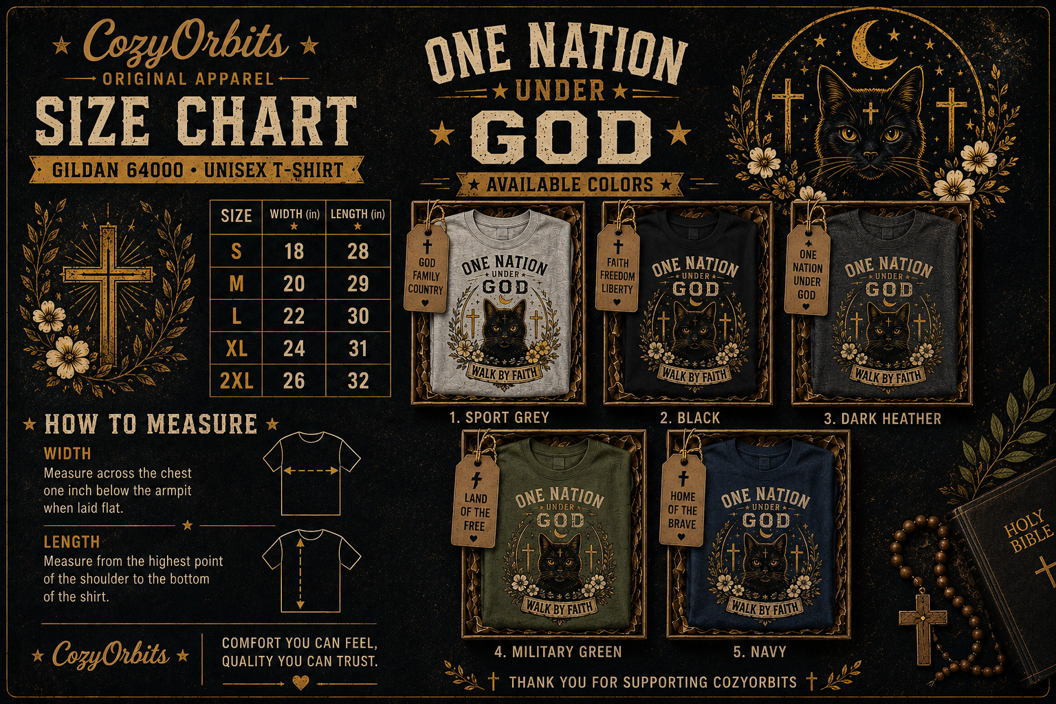 Walk By Faith Christian T-Shirt | Vintage Faith Graphic Tee | Religious Shirt for Women & Men