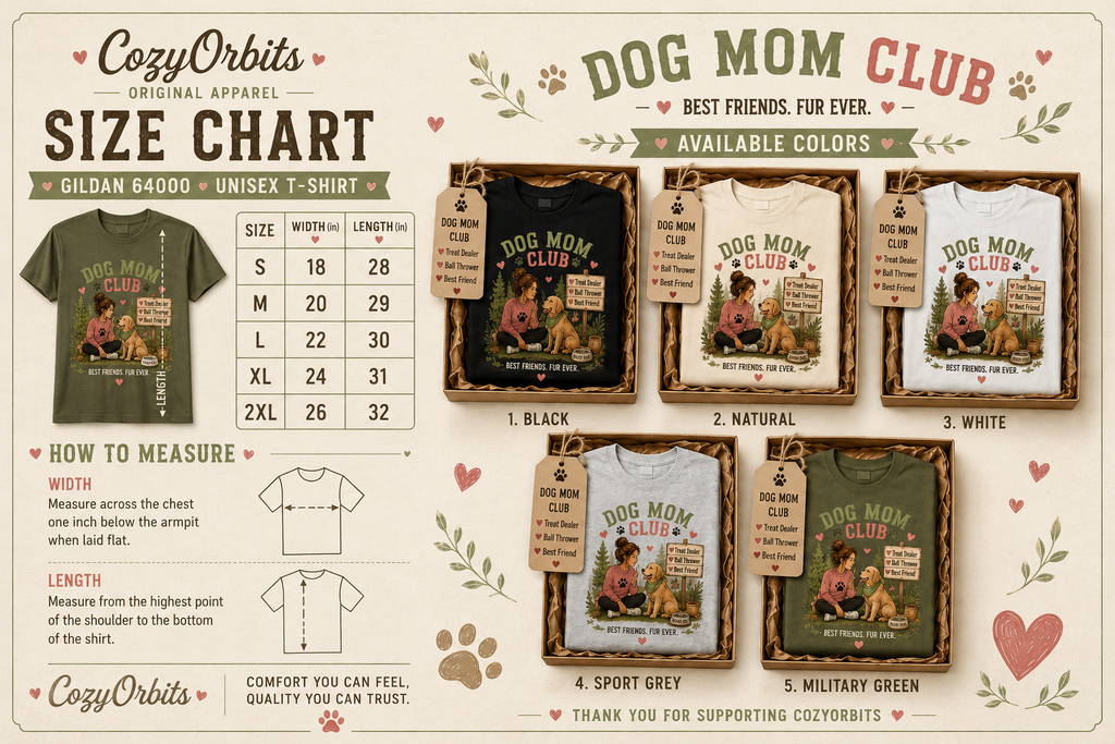 Dog Mom Club T-Shirt | Treat Dealer, Ball Thrower, Best Friend Tee