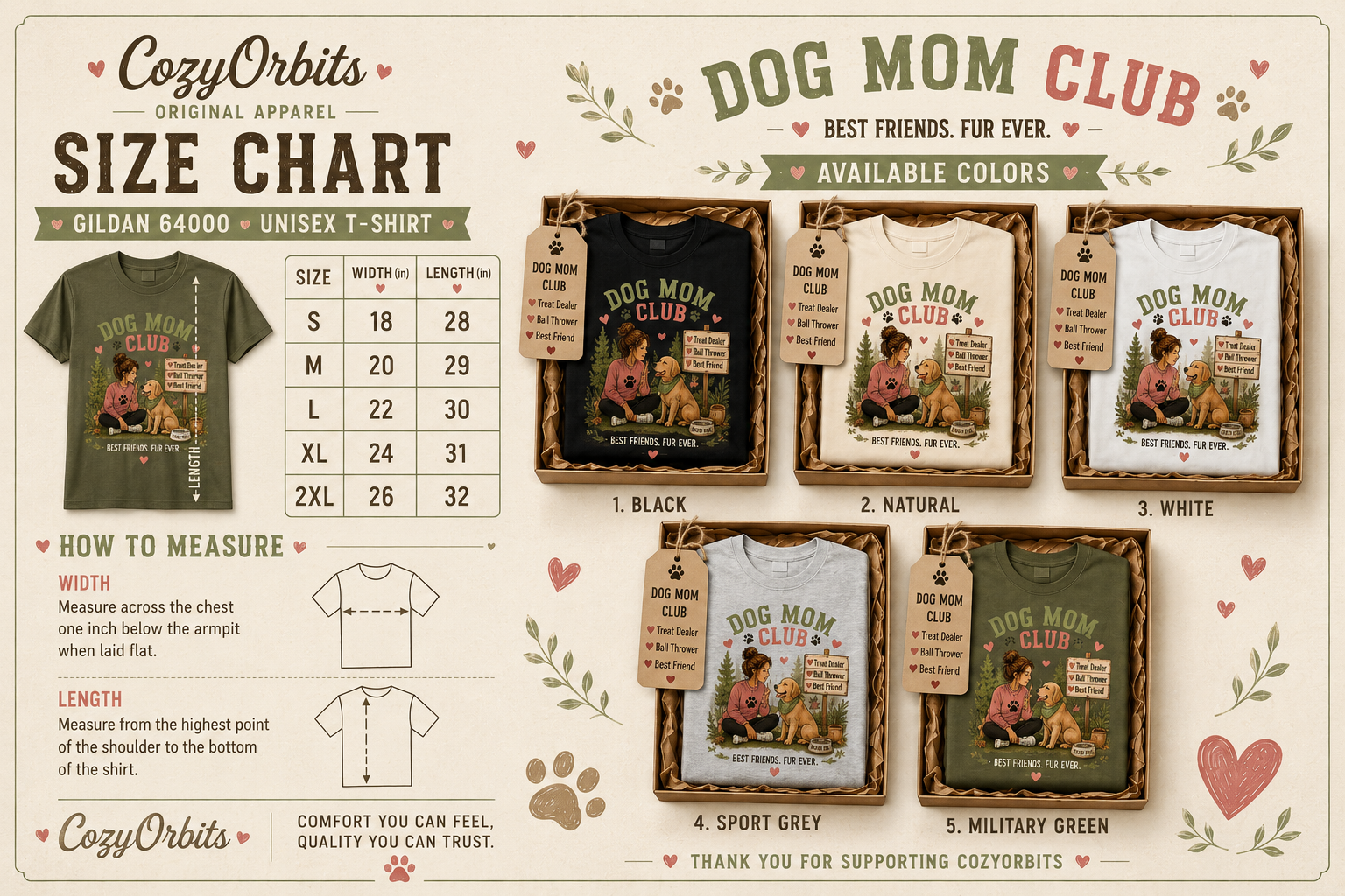 Dog Mom Club T-Shirt | Treat Dealer, Ball Thrower, Best Friend Tee
